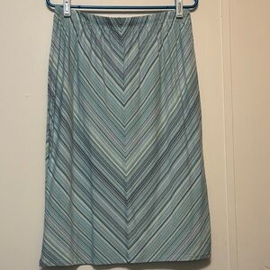 Christopher & Banks Chevron Patterned Skirt